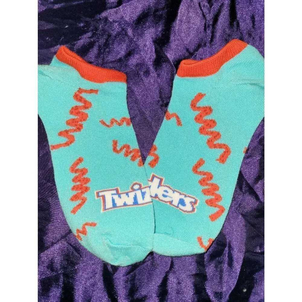 Colorful twizzlers Patterned ankle Socks